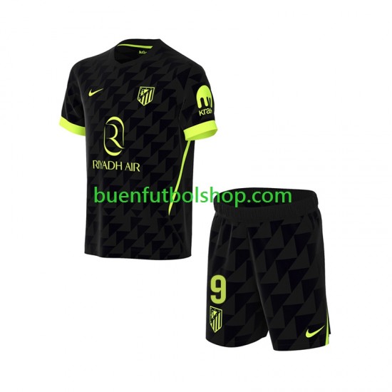 Camiseta de Fútbol Atlético Madrid Alexander Sorloth 9 2026-2027 Segunda Equipación Manga Corta Niño