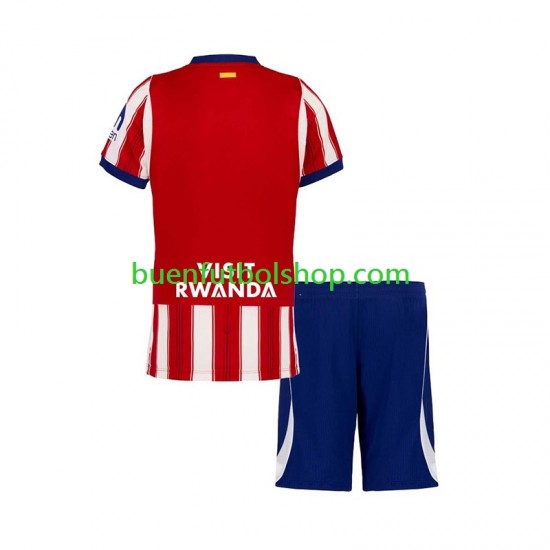Camiseta de Fútbol Atlético Madrid 2026-2027 Primera Equipación Manga Corta Niño