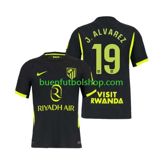 Camiseta de Fútbol Atlético Madrid Julian Alvarez 19 2026-2027 Segunda Equipación Manga Corta Hombre