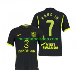 Camiseta de Fútbol Atlético Madrid Lee Kang-in 7 2026-2027 Segunda Equipación Manga Corta Hombre