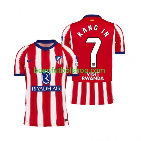 Camiseta de Fútbol Atlético Madrid Lee Kang-in 7 2026-2027 Primera Equipación Manga Corta Hombre