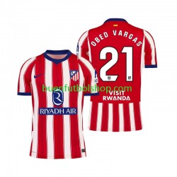 Camiseta de Fútbol Atlético Madrid Obed Vargas 21 2026-2027 Primera Equipación Manga Corta Hombre