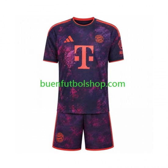 Camiseta de Fútbol Bayern de Múnich 2026-2027 Tercera Equipación Manga Corta Niño