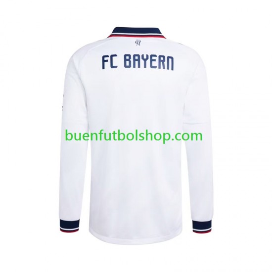 Camiseta de Fútbol Bayern de Múnich 2026-2027 Segunda Equipación Manga Larga Hombre