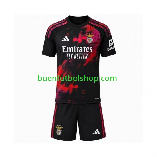 Camiseta de Fútbol Benfica 2026-2027 Tercera Equipación Manga Corta Niño