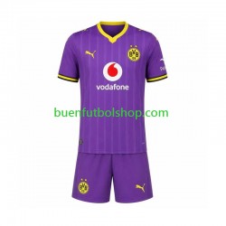 Camiseta de Fútbol Borussia Dortmund 2026-2027 Tercera Equipación Manga Corta Niño