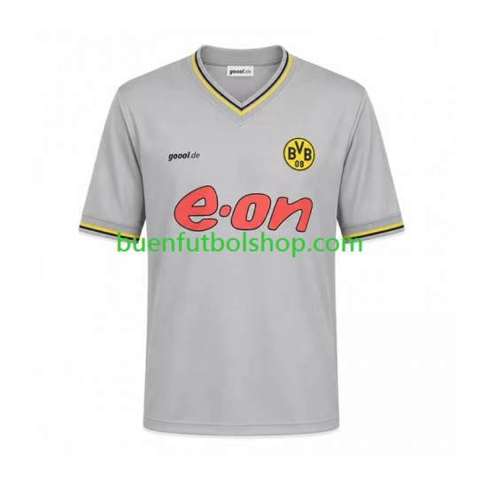 Camiseta de Fútbol Borussia Dortmund Retro 2002 Segunda Equipación Manga Corta Hombre Camiseta de Fútbol Borussia Dortmund Retro 2002 Segunda Equipación Manga Corta Hombre