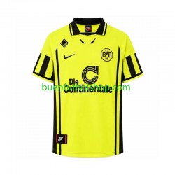 Camiseta de Fútbol Borussia Dortmund Retro 1996 Primera Equipación Manga Corta Hombre