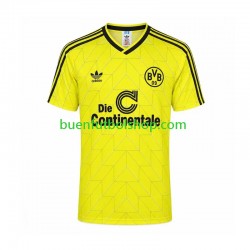 Camiseta de Fútbol Borussia Dortmund Retro 1998 Primera Equipación Manga Corta Hombre