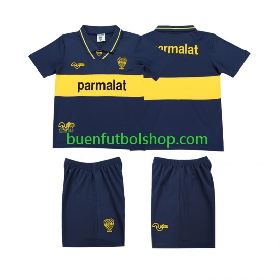 Camiseta de Fútbol CA Boca Juniors Retro 1993 1995 Primera Equipación Manga Corta Niño Camiseta de Fútbol CA Boca Juniors Retro 1993 1995 Primera Equipación Manga Corta Niño