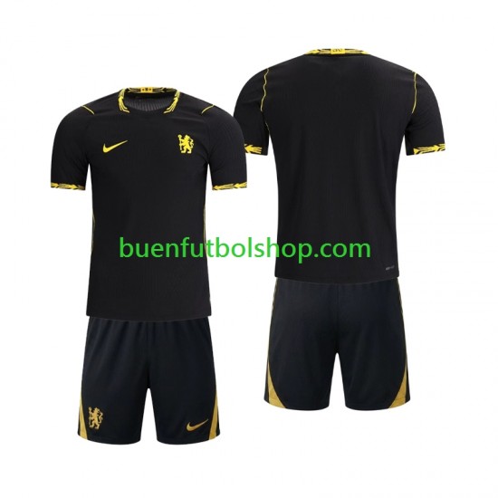 Camiseta de Fútbol Chelsea 2026-2027 Segunda Equipación Manga Corta Niño