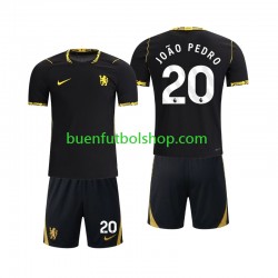 Camiseta de Fútbol Chlesea Joao Pedro 20 2026-2027 Segunda Equipación Manga Corta Niño
