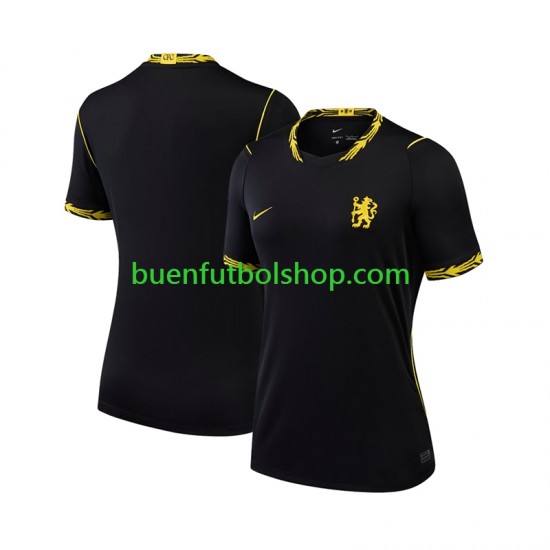 Camiseta de Fútbol Chlesea 2026-2027 Segunda Equipación Manga Corta para Mujer