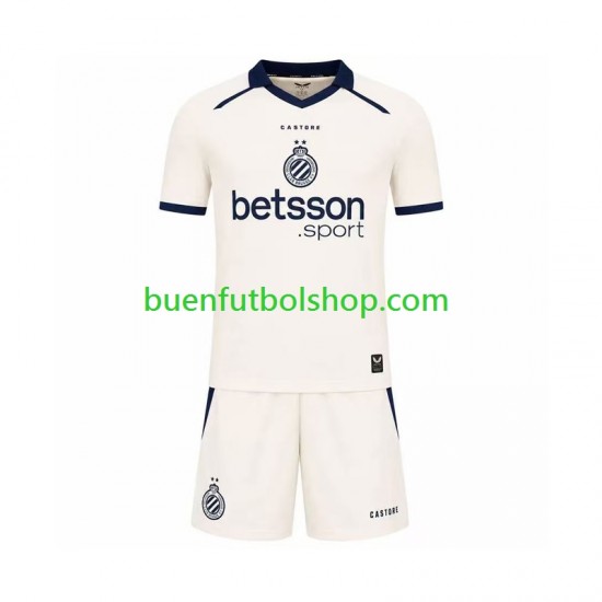 Camiseta de Fútbol Club Brugge 2026-2027 Segunda Equipación Manga Corta Niño