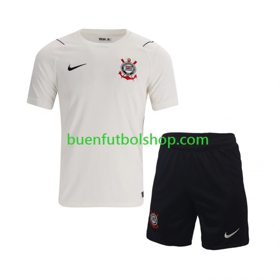 Camiseta de Fútbol Corinthians 2026-2027 Primera Equipación Manga Corta Niño