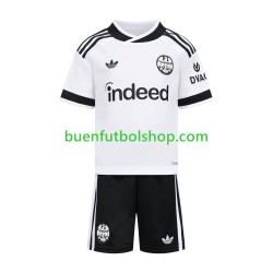 Camiseta de Fútbol Eintracht Frankfurt 2026-2027 Segunda Equipación Manga Corta Niño