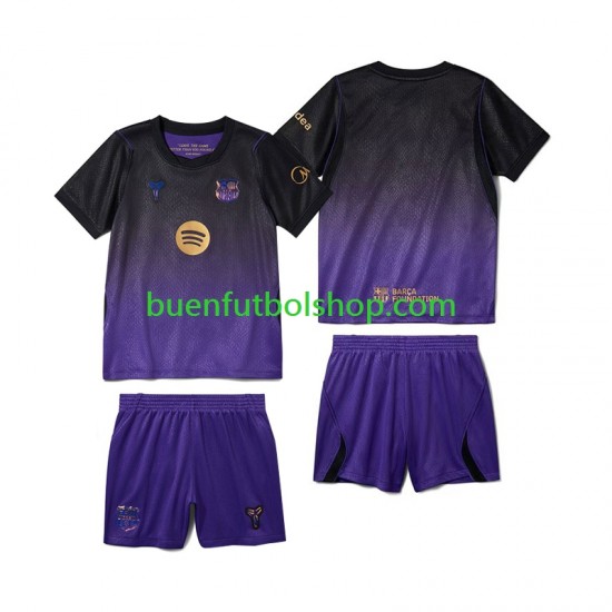 Camiseta de Fútbol FC Barcelona 2026-2027 Segunda Equipación Manga Corta Niño