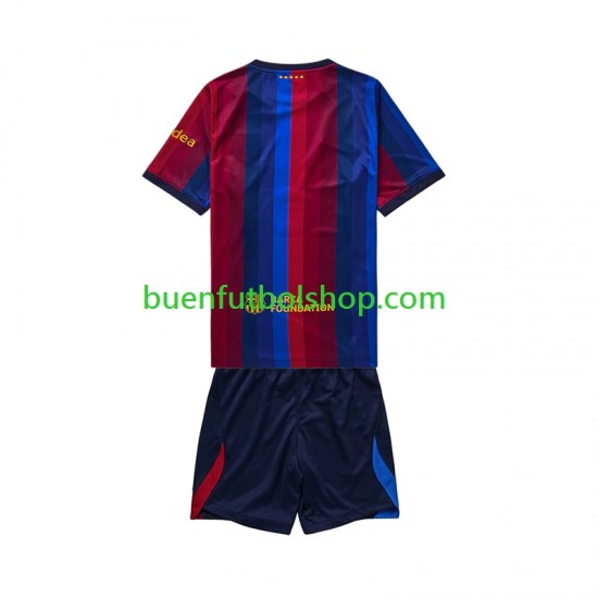 Camiseta de Fútbol FC Barcelona 2026-2027 Primera Equipación Manga Corta Niño