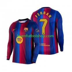 Camiseta de Fútbol FC Barcelona Ferran Torres 7 2026-2027 Primera Equipación Manga Larga Hombre