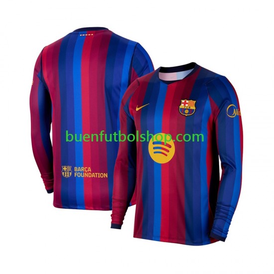 Camiseta de Fútbol FC Barcelona 2026-2027 Primera Equipación Manga Larga Hombre