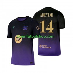 Camiseta de Fútbol FC Barcelona Karim Adeyemi 14 2026-2027 Segunda Equipación Manga Corta Hombre