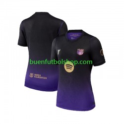 Camiseta de Fútbol FC Barcelona 2026-2027 Segunda Equipación Manga Corta para Mujer