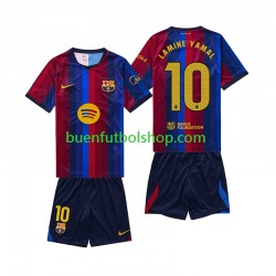 Camiseta de Fútbol FC Barcelona Lamine Yamal 10 2026-2027 Primera Equipación Manga Corta Niño