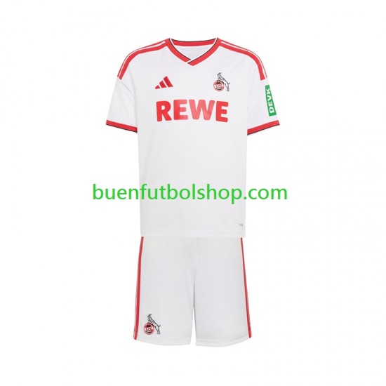 Camiseta de Fútbol FC Köln 2026-2027 Primera Equipación Manga Corta Niño