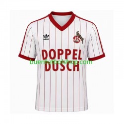 Camiseta de Fútbol FC Köln Retro 1982 1983 Primera Equipación Manga Corta Hombre