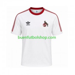 Camiseta de Fútbol FC Köln Retro 1986 1987 Primera Equipación Manga Corta Hombre
