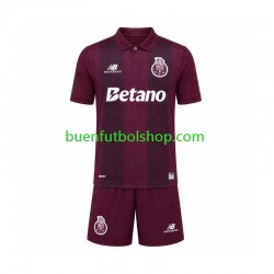 Camiseta de Fútbol FC Porto 2026-2027 Segunda Equipación Manga Corta Niño