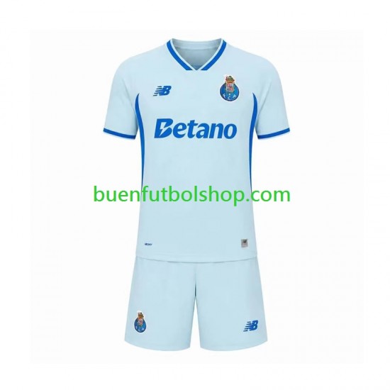 Camiseta de Fútbol FC Porto 2026-2027 Tercera Equipación Manga Corta Niño