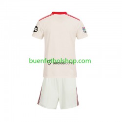 Camiseta de Fútbol Sevilla FC Retro 2025-2026 Primera Equipación Manga Corta Niño