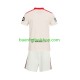 Camiseta de Fútbol Sevilla FC Retro 2025-2026 Primera Equipación Manga Corta Niño