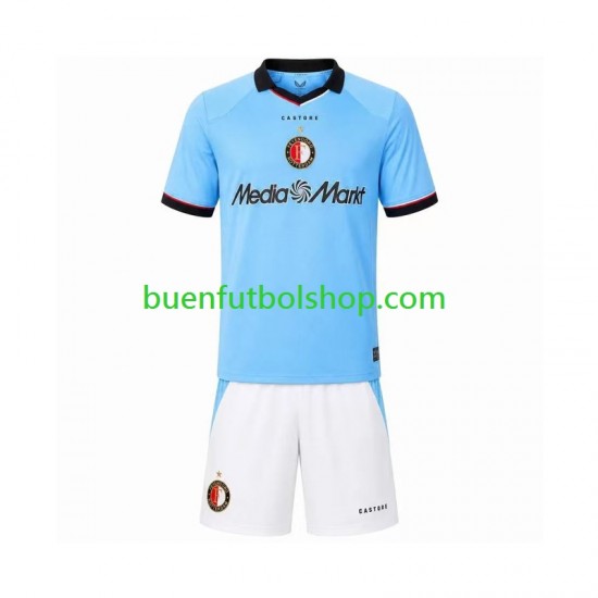 Camiseta de Fútbol Feyenoord Rotterdam 2026-2027 Segunda Equipación Manga Corta Niño Camiseta de Fútbol Feyenoord Rotterdam 2026-2027 Segunda Equipación Manga Corta Niño