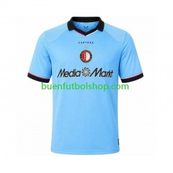 Camiseta de Fútbol Feyenoord Rotterdam 2026-2027 Segunda Equipación Manga Corta Hombre