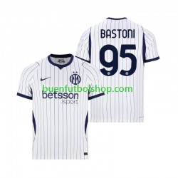 Camiseta de Fútbol Inter Milan Alessandro Bastoni 95 2026-2027 Segunda Equipación Manga Corta Hombre