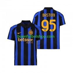 Camiseta de Fútbol Inter Milan Alessandro Bastoni 95 2026-2027 Primera Equipación Manga Corta Hombre