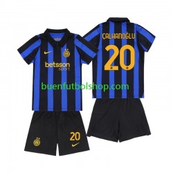 Camiseta de Fútbol Inter Milan Hakan Calhanoglu 20 2026-2027 Primera Equipación Manga Corta Niño