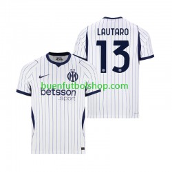 Camiseta de Fútbol Inter Milan Lautaro Martinez 13 2026-2027 Segunda Equipación Manga Corta Hombre