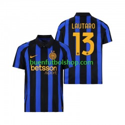 Camiseta de Fútbol Inter Milan Lautaro Martinez 13 2026-2027 Primera Equipación Manga Corta Hombre