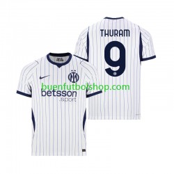 Camiseta de Fútbol Inter Milan Marcus Thuram 9 2026-2027 Segunda Equipación Manga Corta Hombre