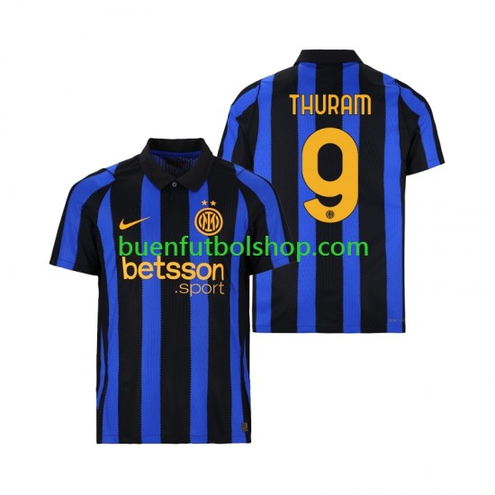 Camiseta de Fútbol Inter Milan Marcus Thuram 9 2026-2027 Primera Equipación Manga Corta Hombre