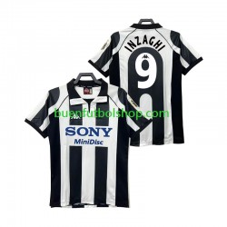 Camiseta de Fútbol Juventus INZAGHI 9 Retro 1997 1998 Primera Equipación Manga Corta Hombre