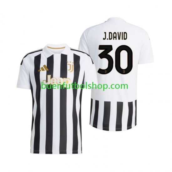 Camiseta de Fútbol Juventus Jonathan David 30 2026-2027 Primera Equipación Manga Corta Hombre