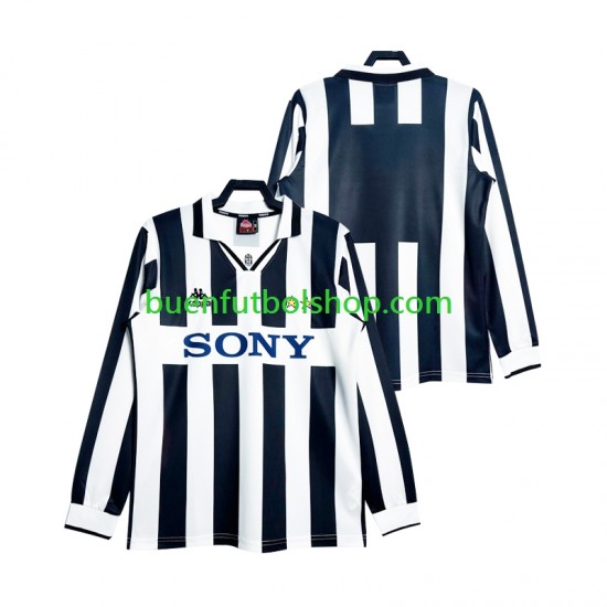 Camiseta de Fútbol Juventus Retro 1997 Primera Equipación Manga Larga Hombre