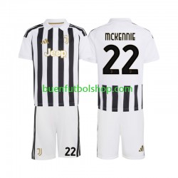 Camiseta de Fútbol Juventus Weston McKennie 22 2026-2027 Primera Equipación Manga Corta Niño