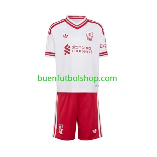 Camiseta de Fútbol Liverpool 2026-2027 Segunda Equipación Manga Corta Niño