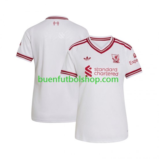 Camiseta de Fútbol Liverpool 2026-2027 Segunda Equipación Manga Corta para Mujer Camiseta de Fútbol Liverpool 2026-2027 Segunda Equipación Manga Corta para Mujer