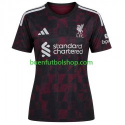 Camiseta de Fútbol Liverpool 2026-2027 Tercera Equipación Manga Corta para Mujer